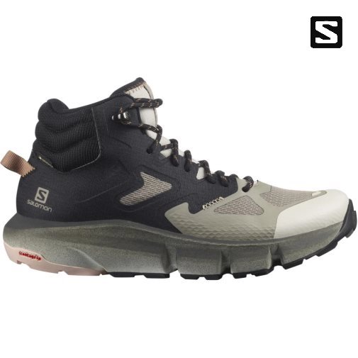 Botas Montaña Salomon Predict Hike Mid GTX Mujer Negros Kaki | MX AGXE625